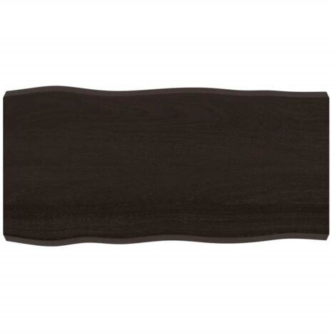 Plateau De Table Dessus de table Moderne bois chêne massif traité bordure assortie 70394