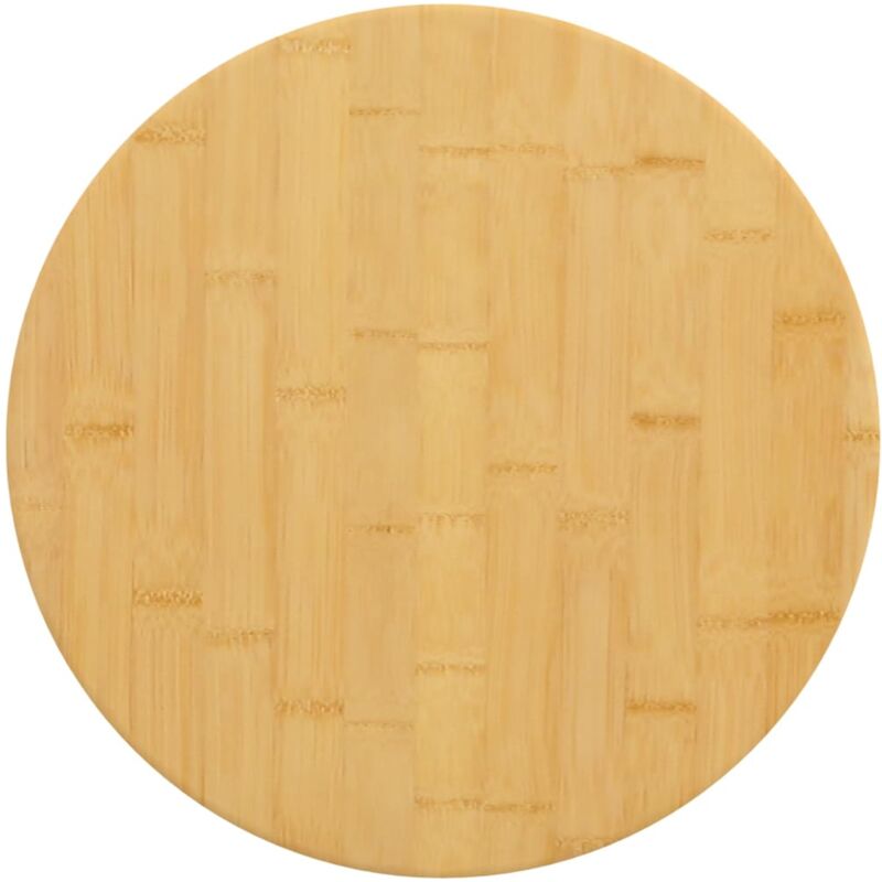 Plateau De Table, Dessus de Table, Table à manger Ø30x2,5 cm bambou CON124237 design in