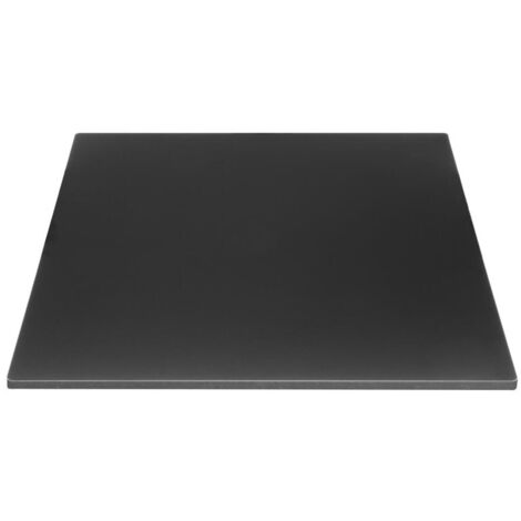 Plateau de Table d'Extérieur Carré Noir Mat 700 mm - Bolero