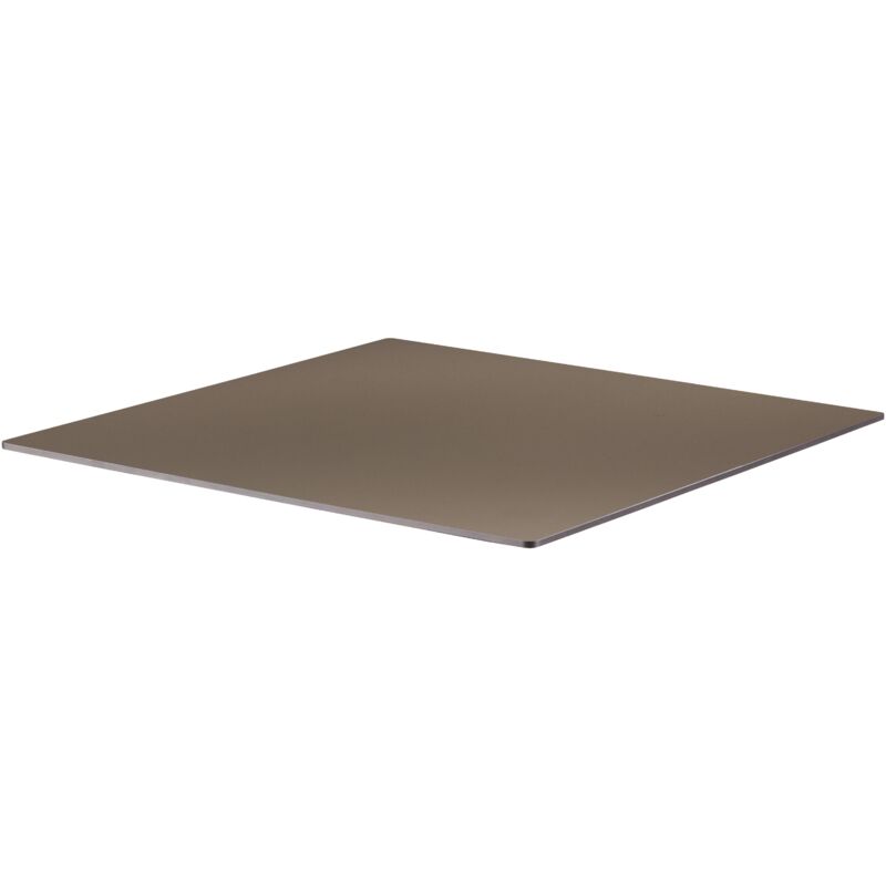 Plateau de table stratifié 60 cm taupe Opera