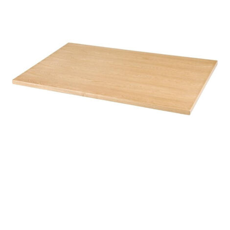 Plateau de Table Rectangulaire Pré-Percé Coloris Frêne Naturel 700x1100mm - Bolero