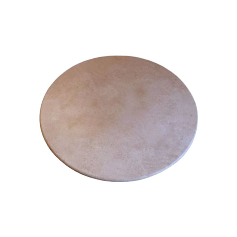 Plateau de table rond - 80 x 80 x 3 - Charmot Doré Adouci Comptoir Des Pierres