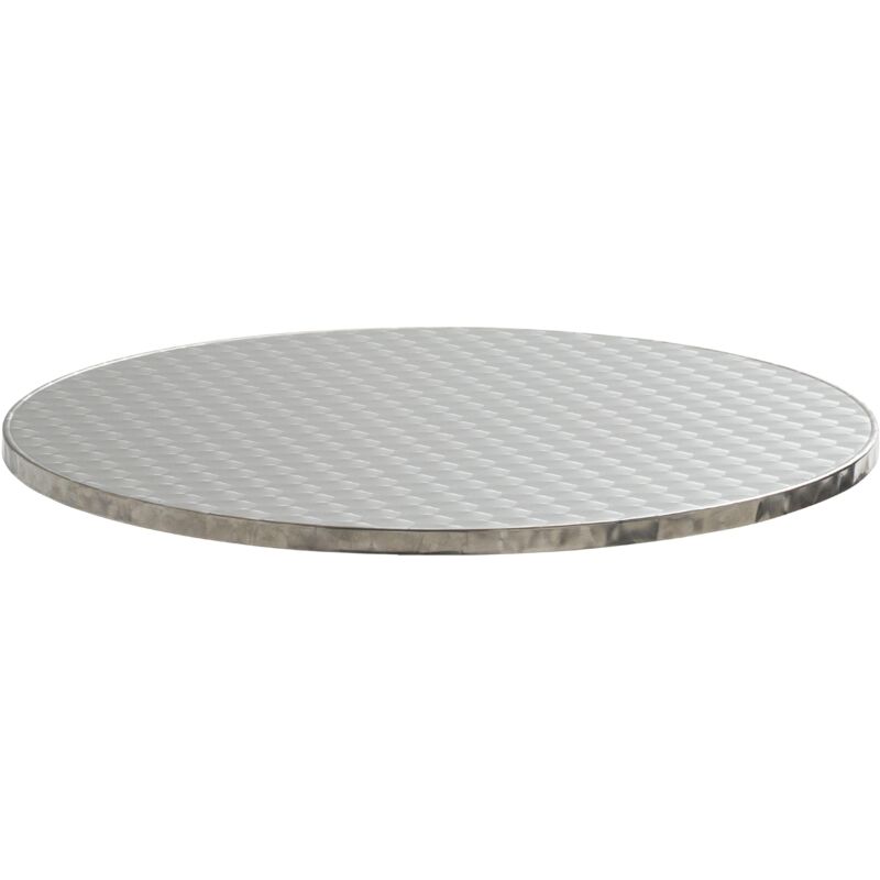Plateau de table rond en inoxydable 60 cm Brixton