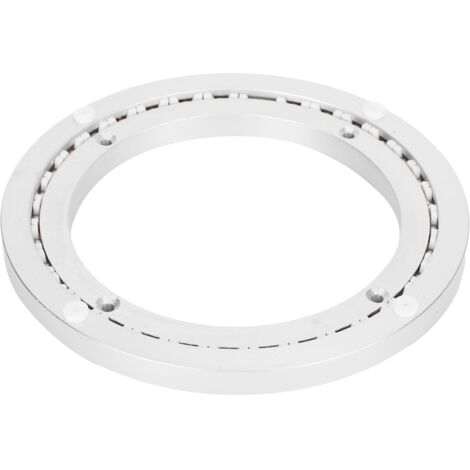 Plateau de table tournant en alliage d'aluminium robuste, 8 pouces, rotation fluide et silencieuse