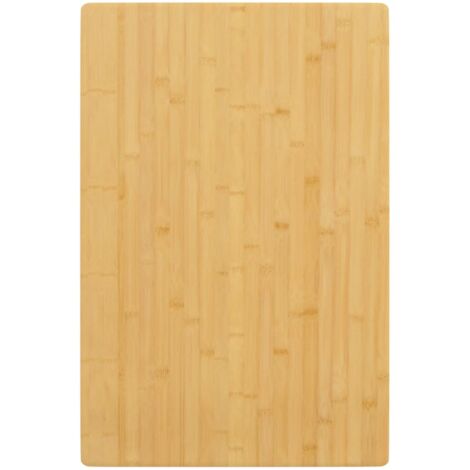 Plateau de table，Dessus de table，Plan de travail 60x100x2,5 cm bambou CFW63365