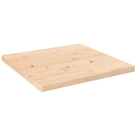 Plateau de table，Dessus de table，Plan de travail 60x60x2,5 cm bois de pin massif CFW91970