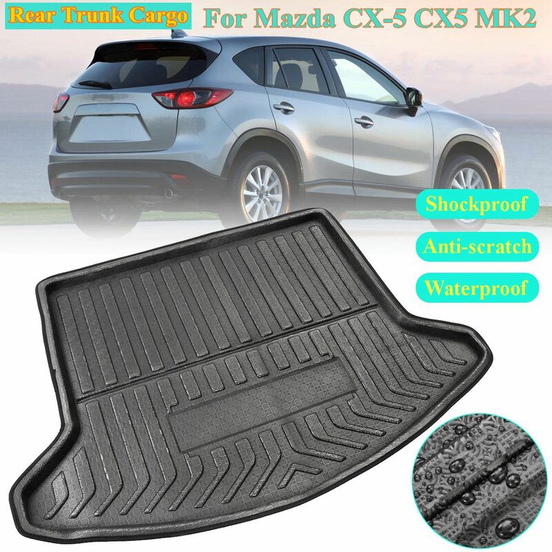 Plateau de tapis de doublure de coffre arrière pour Mazda CX-5 CX5 MK2 2017-2019