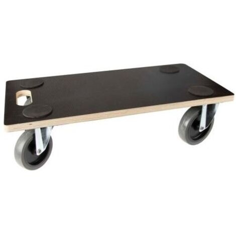 Plateau de transport en bois de bouleau avec roulettes 58x29mm 400kg