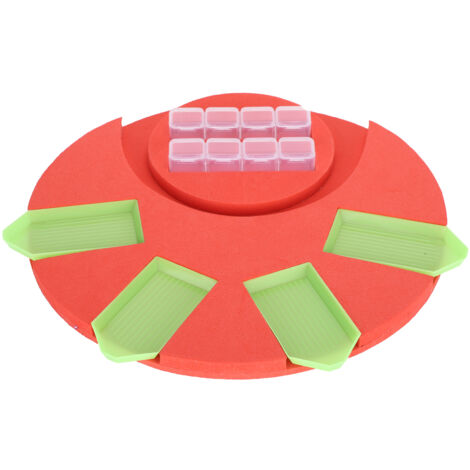 Plateau de tri pour diamants de peinture avec rangement et organisateur pour perles de broderie
