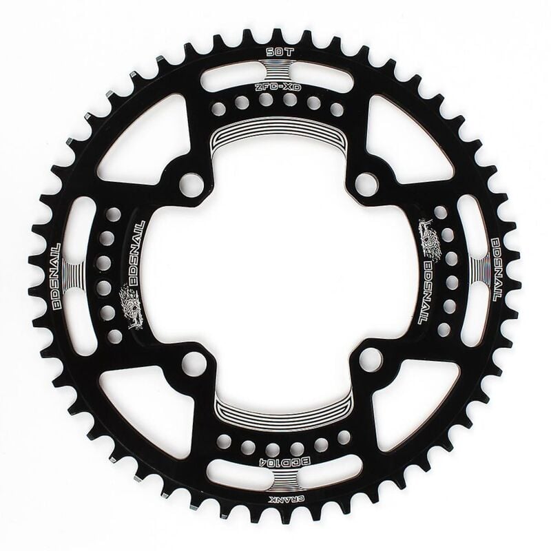 Plateau de vélo 104bcd Plateau simple de vélo de montagne Disque Plateau étroit et large 50t