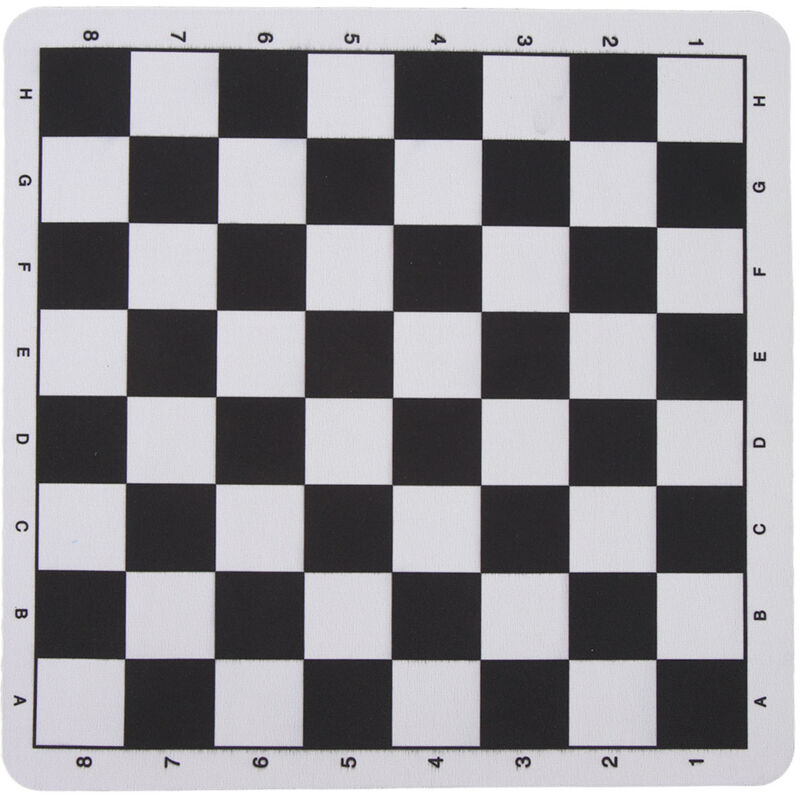 Plateau d'échecs en simili cuir 24x23,6cm résistant délavable portable tapis de souris échiquier voyage