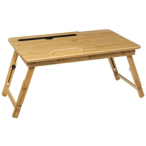 Plateau déjeuner bambou avec pieds smart 54x34
