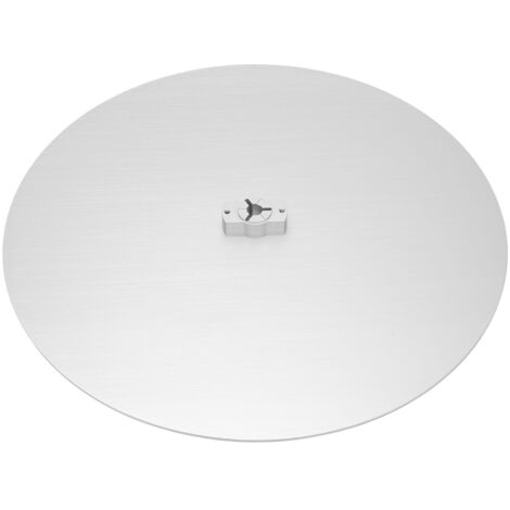 Plateau d'enregistreur en alliage d'aluminium argenté pour bande 1/4 de pouce 10 pouces, base professionnelle pour magnétophone à bobines.