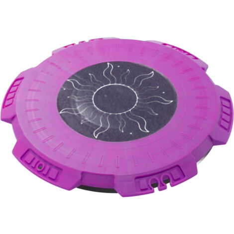 Plateau d'équilibre pivotant silencieux pour fitness, yoga et renforcement musculaire à domicile, équipement d'entraînement bureau ou maison, couleur violette.