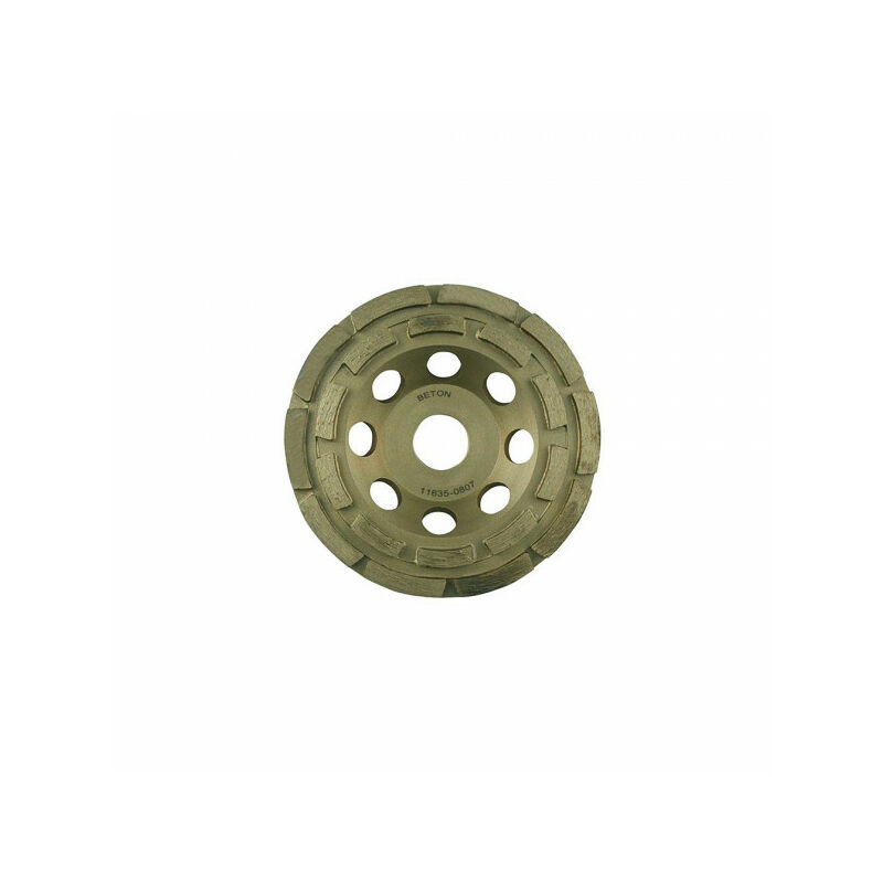 Leman - Plateau diamanté de surfaçage d. 100 x Al. 22,23 x Ht. 5 x ép. 7 mm. Béton, granit et pierre naturelle