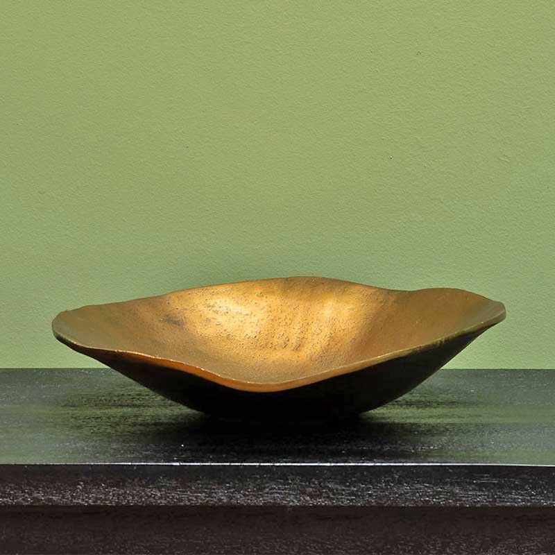 Chehoma - Vide poche doré aluminium 7x29cm