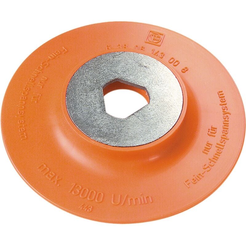 Fein - Plateau de ponçage élastique sans unité de serrage - 63806138015