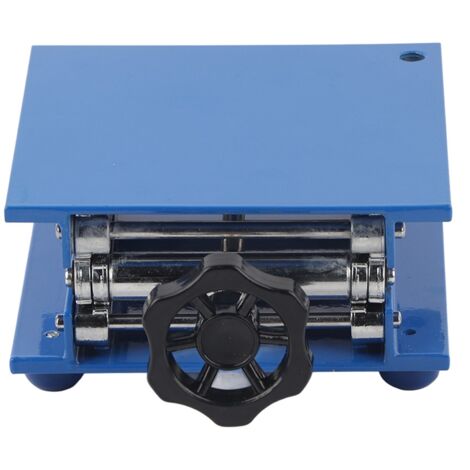Plateau élévateur en aluminium pour laboratoire, support à ciseaux 150x150x250 mm