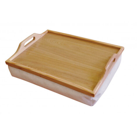 Plateau en Bois avec Coussin pour Petit Déjeuner au Lit VM938D-MATCH /GH101