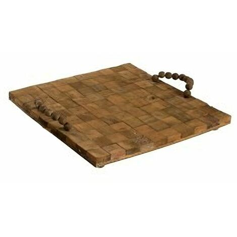 Plateau en bois naturel 32 cm
