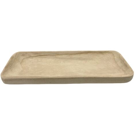 Plateau en bois naturel pour servir et décorer votre maison
