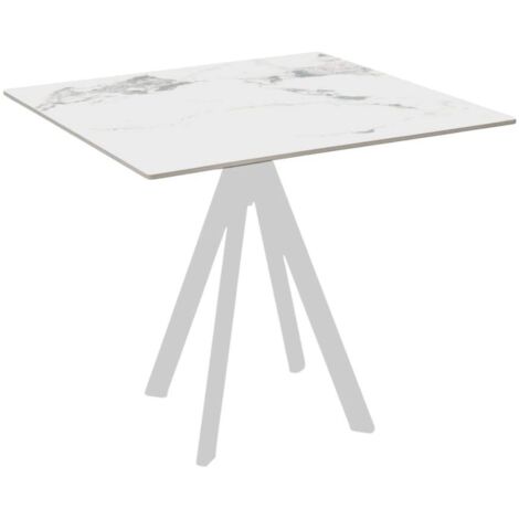 Plateau en pierre 70x70 Marbre fritté pour tables d'extérieur