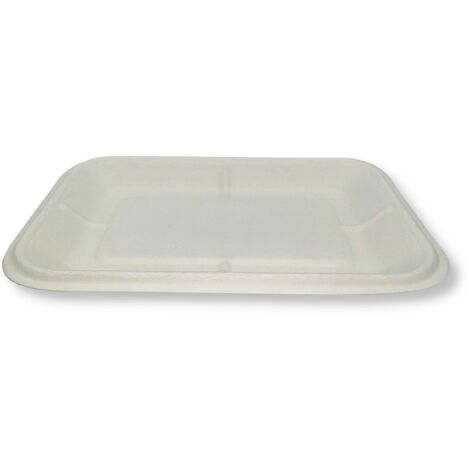 Plateau en pulpe de canne 216x141x18 cm, 50 pièces
