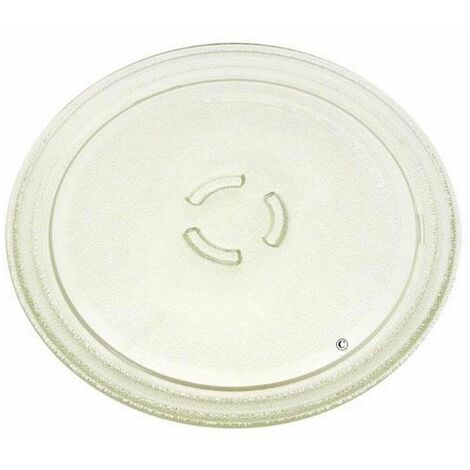 Plateau en verre d'origine 280 mm (481246678407, C00629086) Four micro-ondes BAUKNECHT, BRANDT, IKEA WHIRLPOOL, KENWOOD, THOMSON, WHIRLPOOL