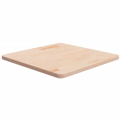 Plateau et Dessus de table carré 60x60x2,5 cm Bois chêne massif non traité 38748
