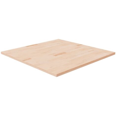 Plateau et Dessus de table  carré 90x90x2,5 cm Bois chêne massif non traité 38587