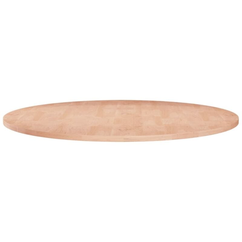 Plateau et Dessus de table rond Ø60x1,5 cm Bois de chêne massif non traité 72182