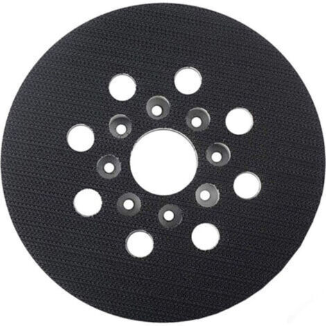Plateau et patin de ponçage125 mm Plateau de ponçage Compatible avec Bosch GEX 1251 AE, PEX 220 A, PEX 220 AE, Skil 7402/7490