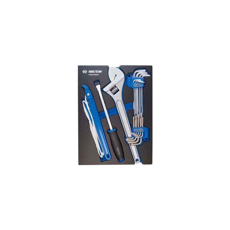 King Tony - Module mousse + pp 21 pièces pinces et clés mâles