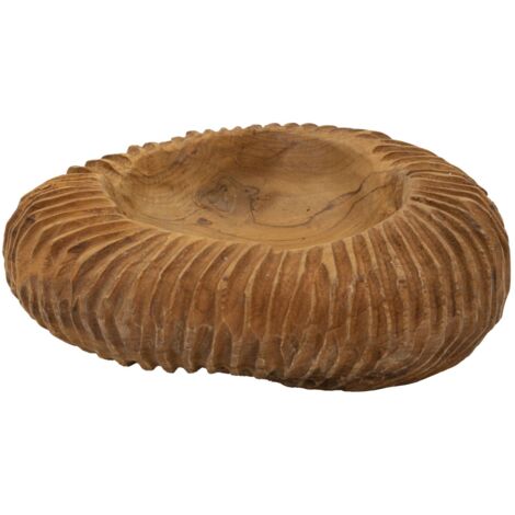 Plateau Garit en teck Cm Ø 32X11