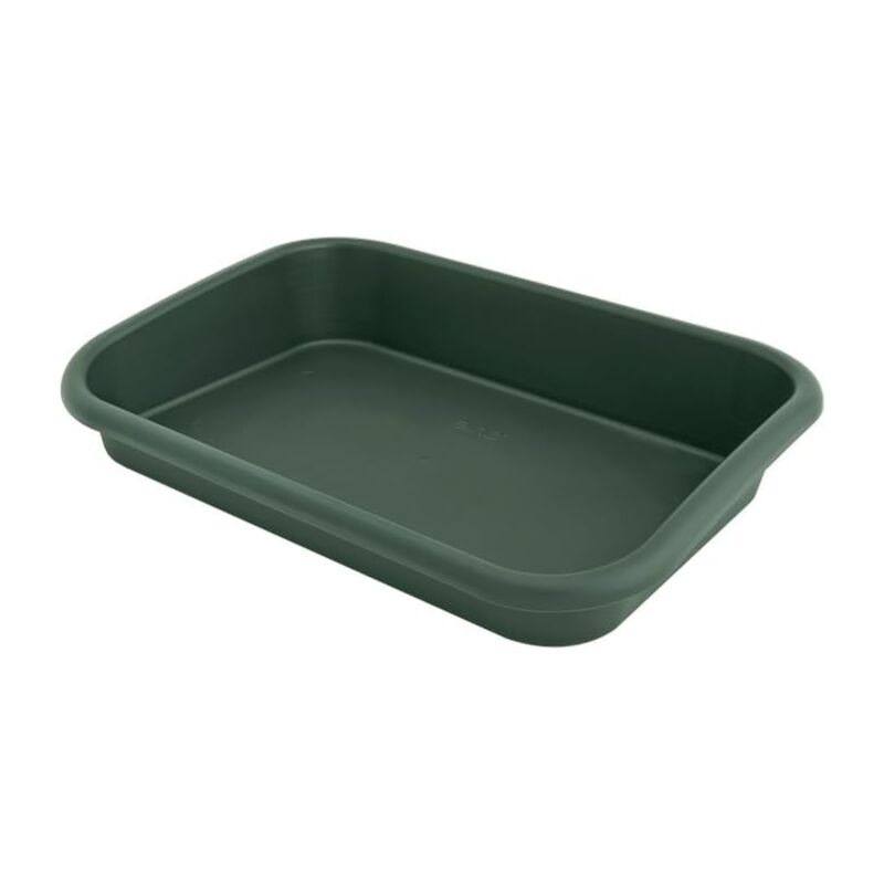 Plateau Jardin 60 - Accessoires pour Intérieur, Extérieur, Culture & Récolte - Ø 58.5 x H 11.0 cm - Vert/Leaf Green