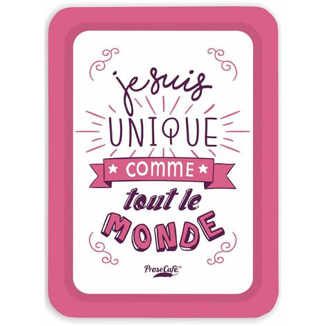 Plateau Je suis unique comme tout le monde