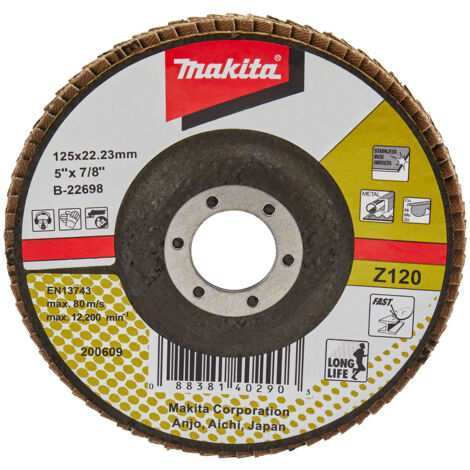 PLATEAU LAMEL x125 Z120 MAKITA B-22698