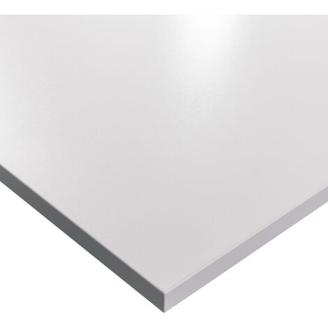 Plateau laminé gris 160 x 80 cm pour bureau, table, table basse