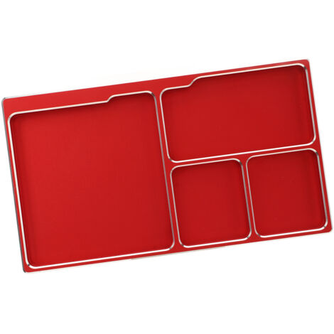 Plateau magnétique en aluminium pour vis de réparation RC, avec disque de rangement pour bricolage et activités extérieures.