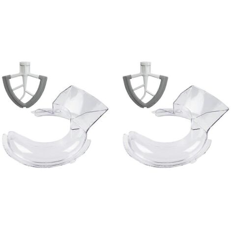 Plateau mélangeur et protection anti-éclaboussures pour le socle inclinable KitchenAid - Pièces illustrées