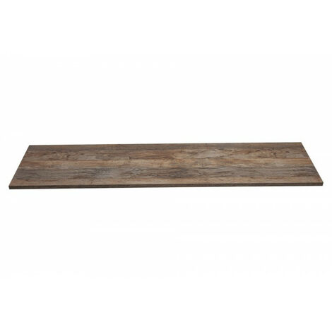 Plateau meuble sous vasque Rosario Oak - Marron - L 180,4 x l 47 - Livraison gratuite