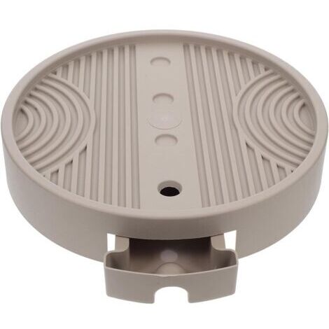Plateau Mobile pour Pots De Fleurs avec roulettes Universelles pour Intérieur, Bac à Eau Amovible avec Drainage, Ventilation Rainurée pour Racines Saines, Construction Robuste