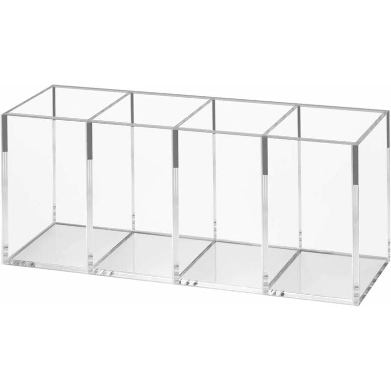 Fei Yu - Plateau organisateur de maquillage, acrylique transparent (4 cellules)