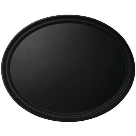 Plateau Ovale en Fibre de Verre Antidérapant 600 x 730 mm - Cambro