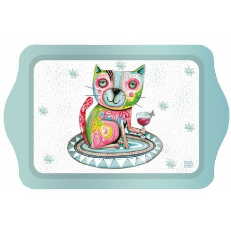 Plateau petit modèle le chat d'Allen 20 x 14 cm