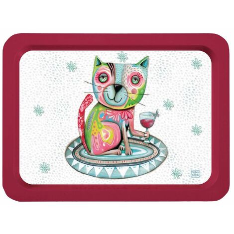 Plateau petit modèle le chat d'Allen 35 x 24 cm