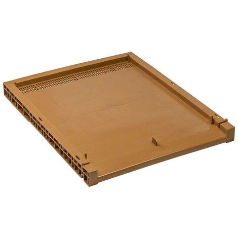 Plateau plastique aération arrière ruche Dadant 10 cadres