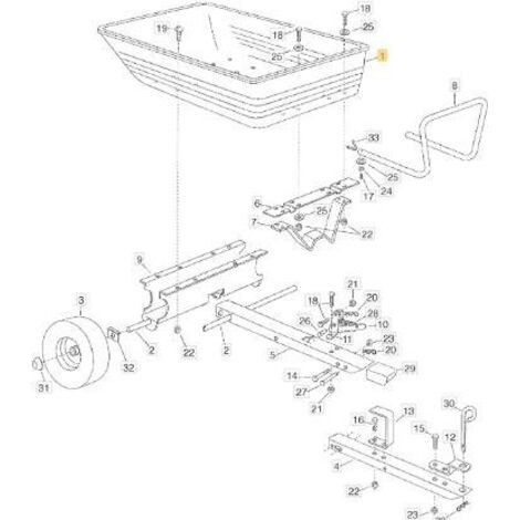 PLATEAU POLY ORIGINAL STIGA - 1319-2734-01