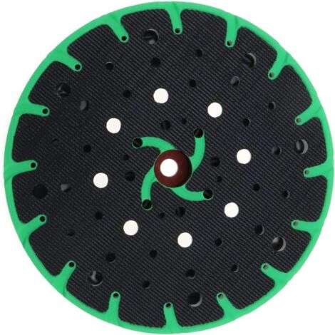 Plateau ponceuse 150 mm avec aspiration de poussière - Filetage de raccordement M8 - remplacement du festool plateau ponceuse, compatible avec le ponceuse excentrique 150mm bosch makita etc