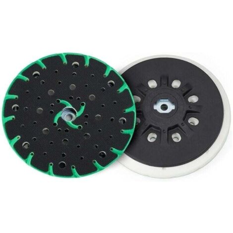 Plateau ponceuse 150 mm avec aspiration de poussière - Filetage de raccordement M8 - remplacement du festool plateau ponceuse, compatible avec le ponceuse excentrique 150mm bosch makita etc
